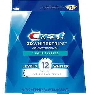 Crest 3D 1-Hr Express Teeth Whitening - 4 Treatments